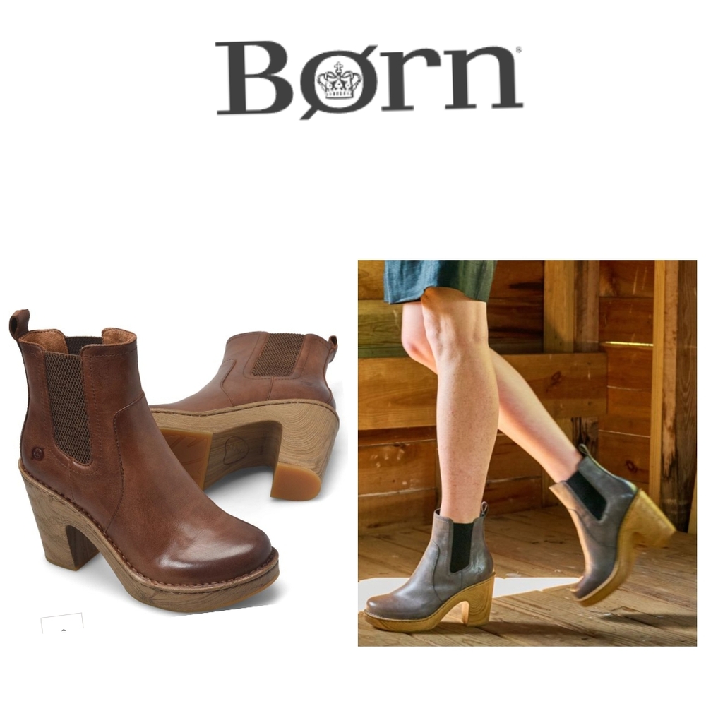 Born Channing Boots Brown Cuero